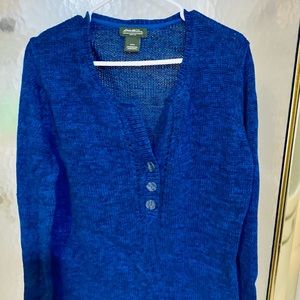 Eddie Bauer XL blue sweater